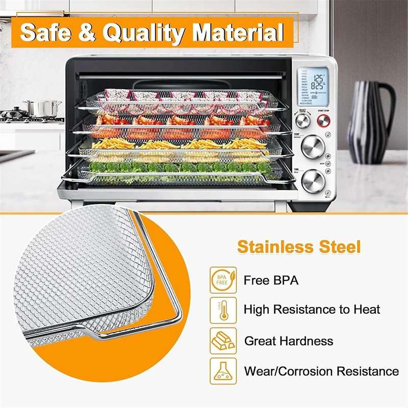 Air Fry Basket Replacement for Smart Oven Air Fryer Pro Bov900bss, Mesh Basket Bov900 Smart Air Fry