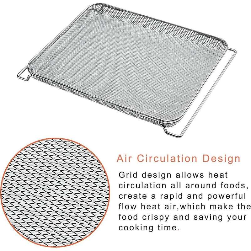Air Fryer Basket Replacement for Smart Oven Air Fryer Pro, 16.5x11inch Air Fryer Basket