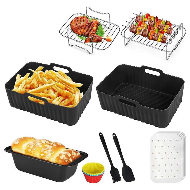 Air Fryer Accessories, for Ninja Air Fryer Af300uk Af400uk/tower T17088//devology, Silicone Air Frye