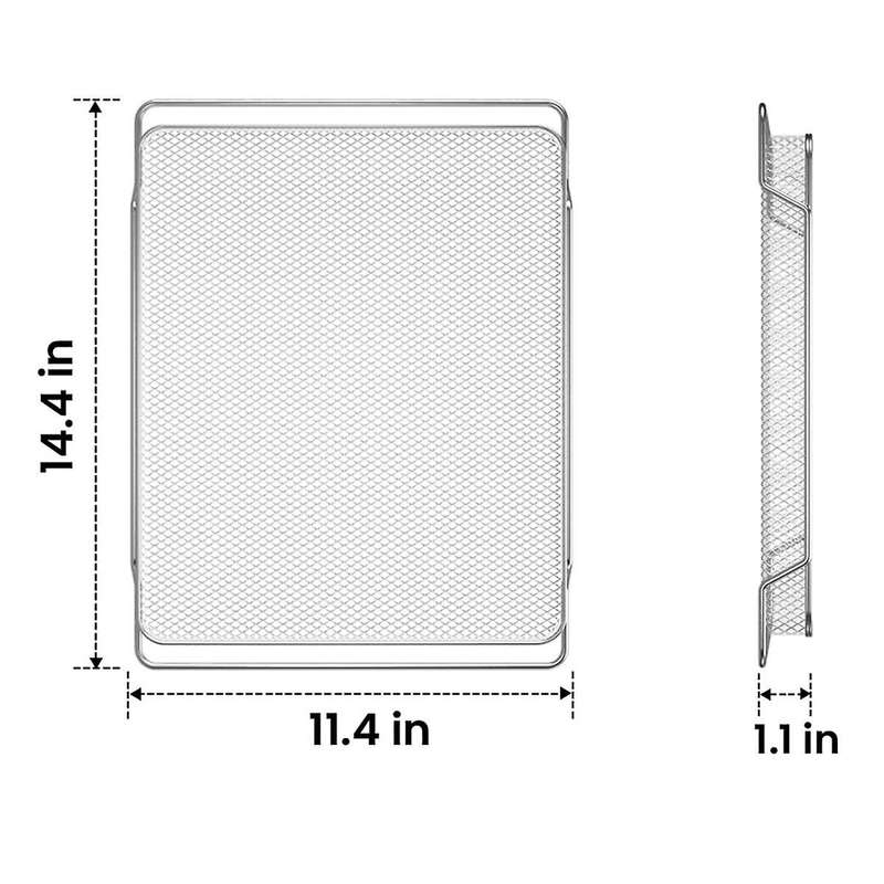 Air Fryer Oven Basket, Replacement Baking Trays for DT201/DT251 Foodi Digital Air Fryer Oven