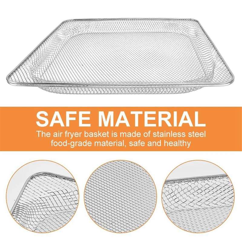 Air Fryer Oven Basket Air Fryer Basket Rack Washable Dehydrator Rack Removable Oven Mesh Basket for