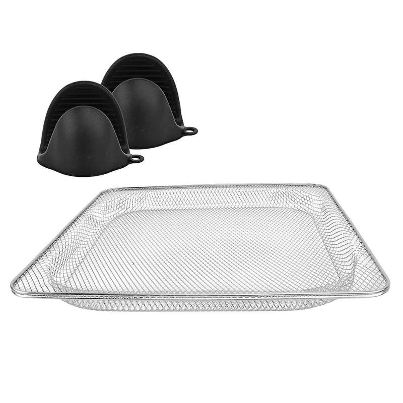 Air Fryer Oven Basket Air Fryer Basket Rack Washable Dehydrator Rack Removable Oven Mesh Basket for