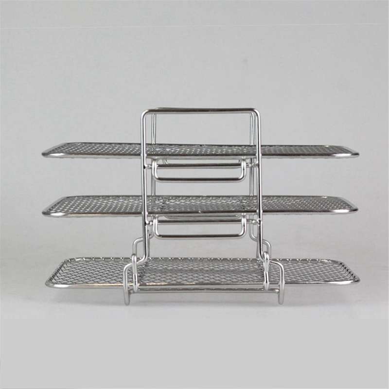 Air Fryer Rack for Ninja Air Fryer Multi-Layer Double Basket Air Fryer Stainless Steel Grilling Rack