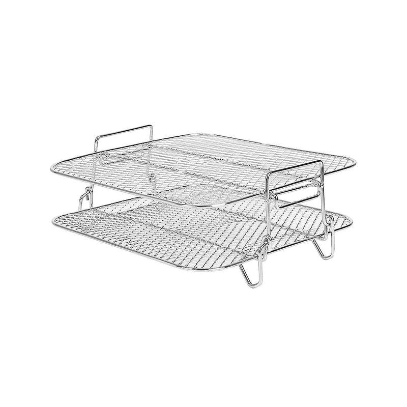 Air Fryer Rack for 5.5l Air Fryer, 2 Tier Air Fryer Grill/shelf/dehydrator Rack Square ,air Fryer Ac