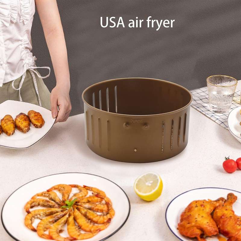 Air Fryer Replacement Basket 3.7qt for Power Air Fryer and All Air Fryer Oven, Non-stick Fry Basket