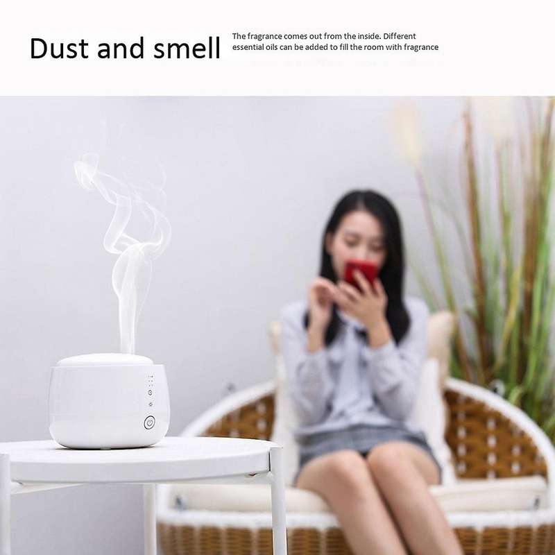 Air Humidifier Home Bedroom Silent USB Humidifier Office Desk Smart Humidifier 7-Color Light 300ML f