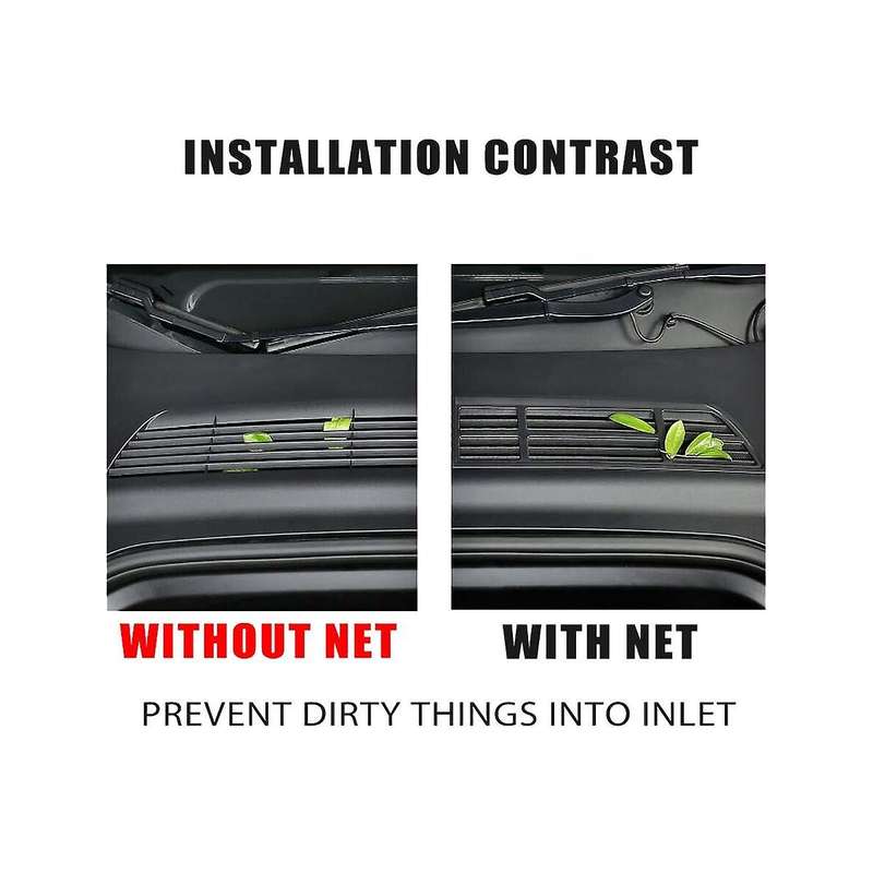 Air Inlet Protection Cover Air Inlet Protection Mesh Car Centre Grille Auto Parts for Model 3 Y