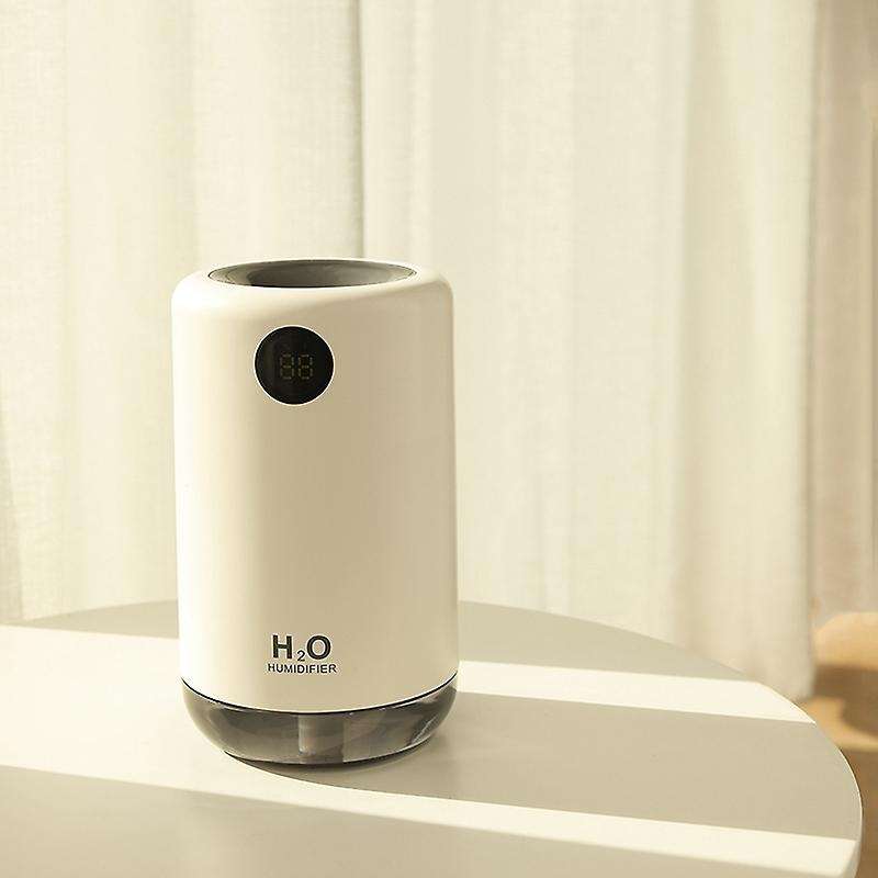 Air Humidifier with LED Lights 500Ml Large Capacity Portbale Humidifier for Bedroom Office Travel