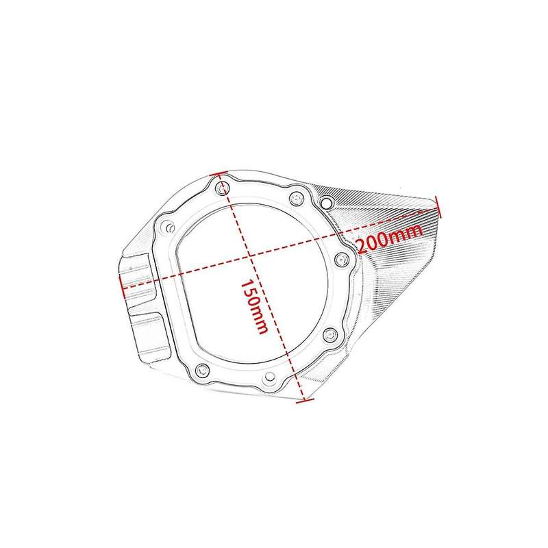 Air Intake Cover for Sprint 150 125 2016-2023 Motorcycle Transmission Box Guard Engine Cover Silver
