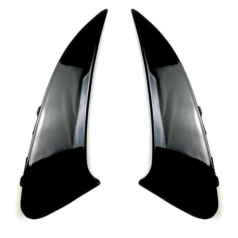 Air Intake Grille Trim Rear Bumper Wind Knife for C118 CLA200 2020+ Bright Black