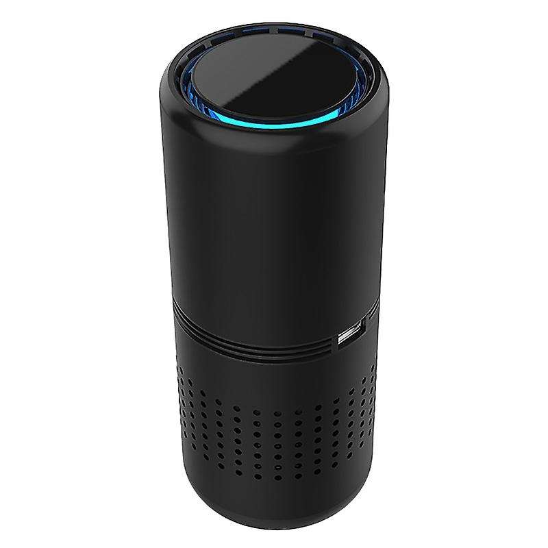 Air Purifier Air Car Air Purifier Infrared Sensor Air Cleaner for Car Home Office(Black)