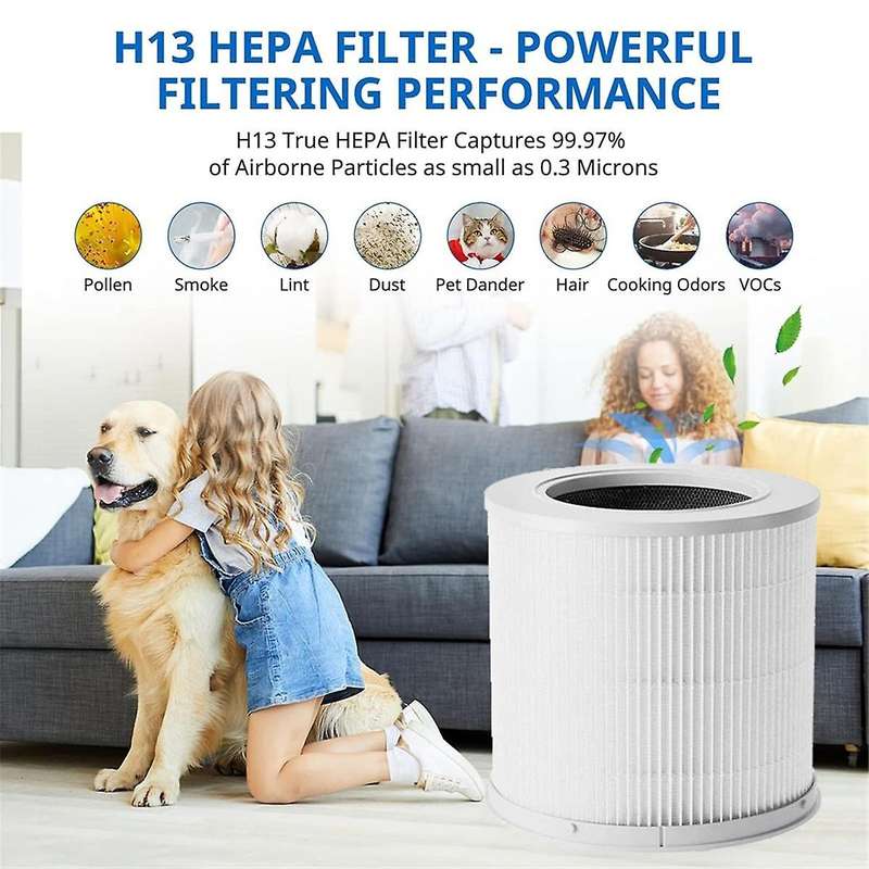 Air Purifier Filter for Air Purifier 4 Compact Filter Smart Air Purifier PM 2.5 with Activated Carbo