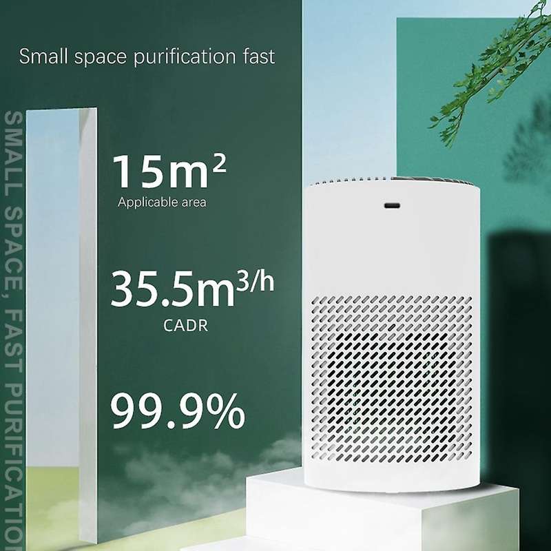 Air Purifier H13 Hepa Filter Air Cleaner for Home Kitchen Bedroom and Office Cleans Up Pet Dander Du