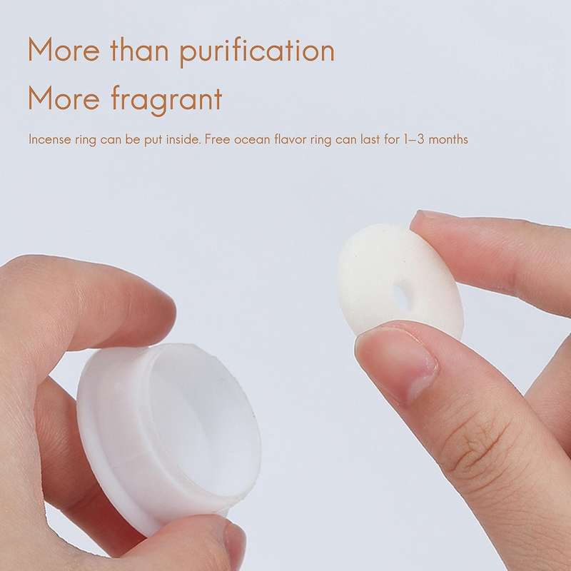 Air Purifier for Home Car Air Cleaner Air Detection Deodorization Eliminate Formaldehyde Dark Blue