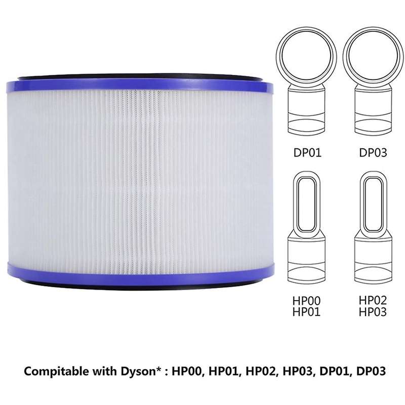 Air Purifier Hepa Filter for Dyson Pure Hot + Cool Link Hp00 Hp01