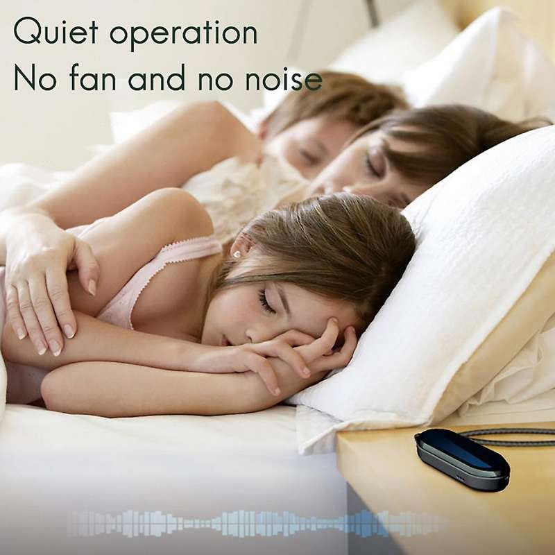 Air Purifier Mini Portable Temperature and Humidity Test Shows 10 Million Negative Ion Hanging Neck