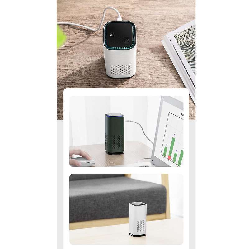 Air Purifier Negative Ion USB Smoke and Dust Removal Small Household Office Car 5V Negative Ion Puri