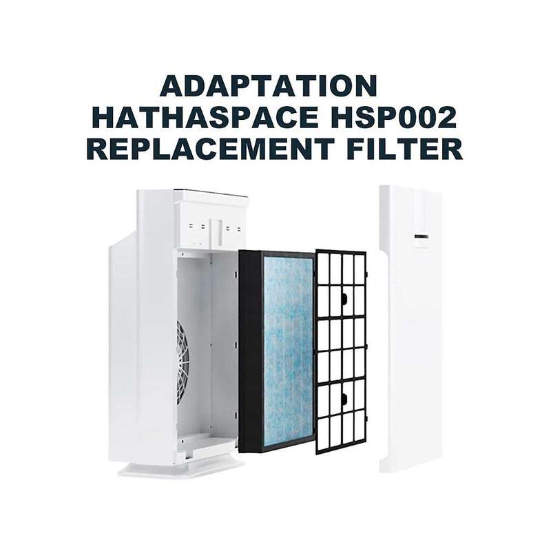 Air Purifier Replacement Filter for Hathaspace Hsp002 Smart True Hepa Air Purifier 2.0 Aldehyde Remo
