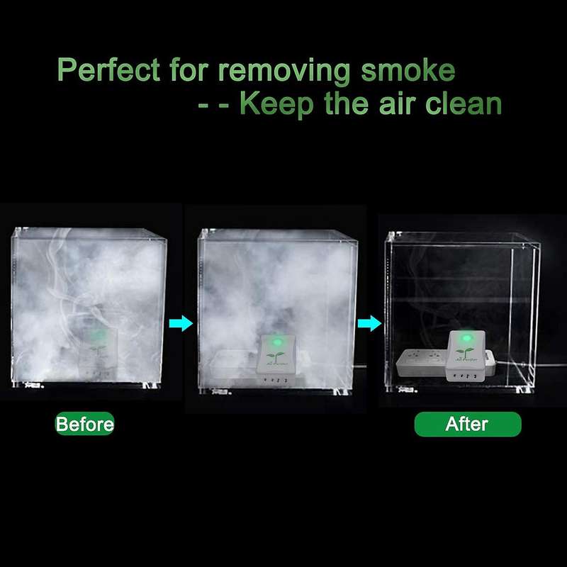 Air Purifiers Plug in for Home,Negative Ion Portable Air Purifier,for Bedroom Kitchen Toilet Pet Sme