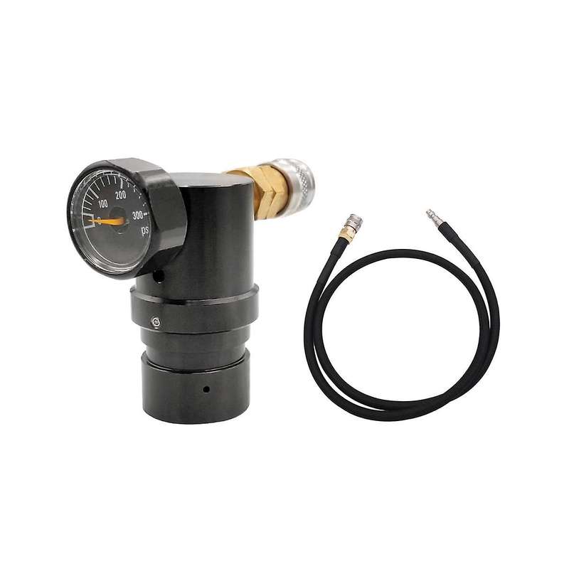 Air Regulator Mr Gen2 W/ Us Foster Female Coupler,remote Coil Hose 300psi Pressure Gauge Output Pre