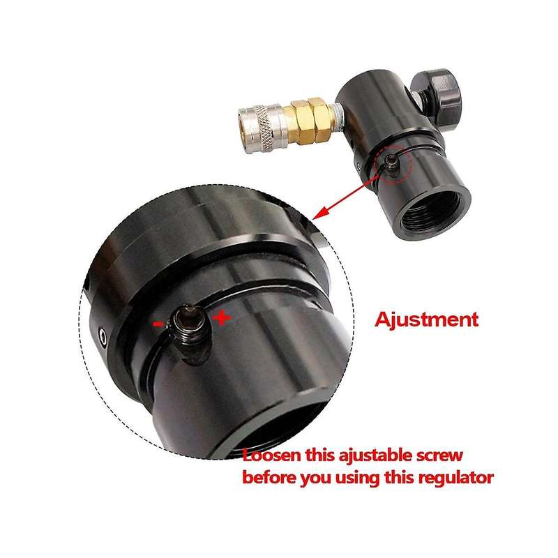 Air Regulator Mr Gen2 W/ Us Foster Female Coupler,remote Coil Hose 300psi Pressure Gauge Output Pre