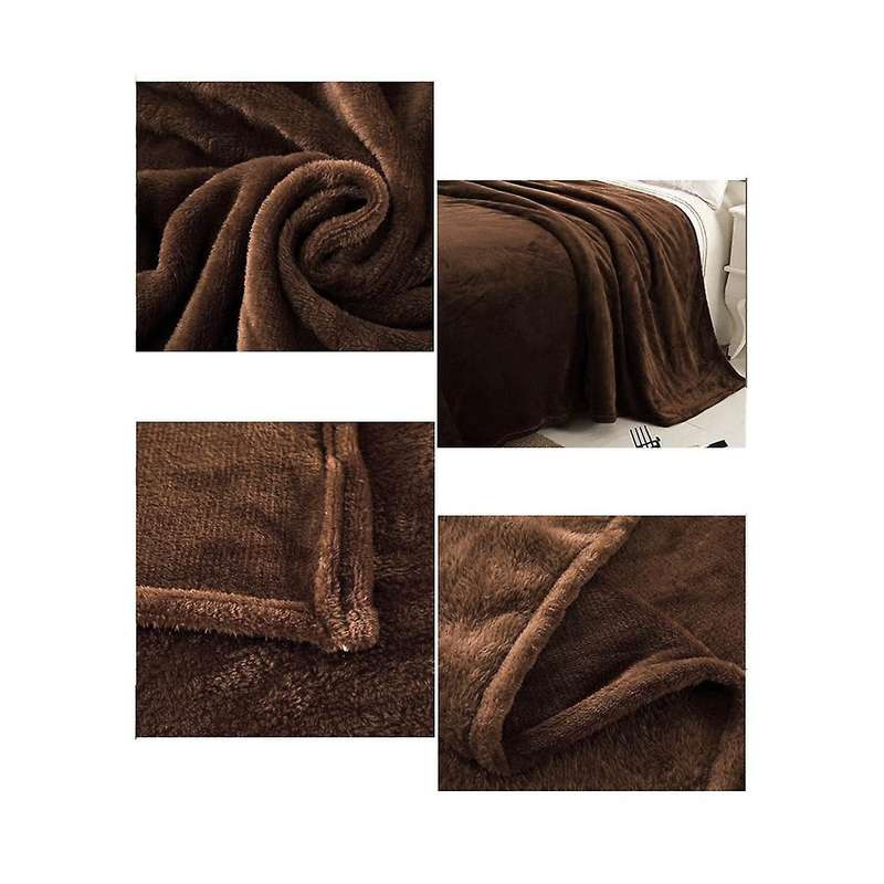 Air-conditioned Quilt Plush Blanket Plush Throw , Ultra-soft Mini Plush Lightweight Blankets for Co