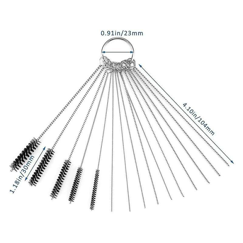 Airbrush Cleaning Kit Sprayer Cleaning Repair Tool Kit Cleaning Needles,Cleaning Brushes Wash Needle