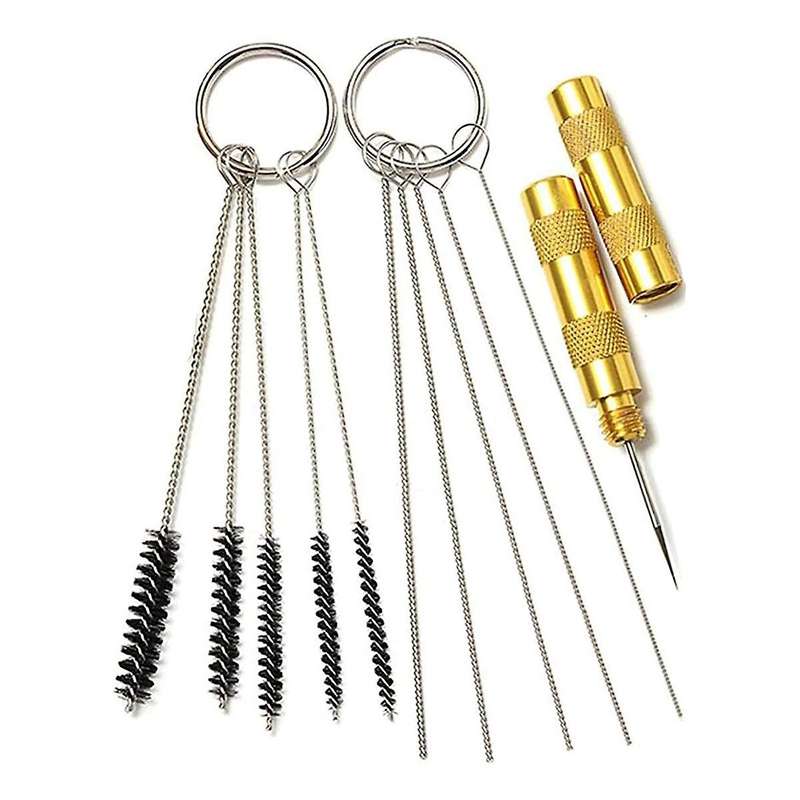 Airbrush Cleaning Kit Sprayer Cleaning Repair Tool Kit Cleaning Needles,Cleaning Brushes Wash Needle