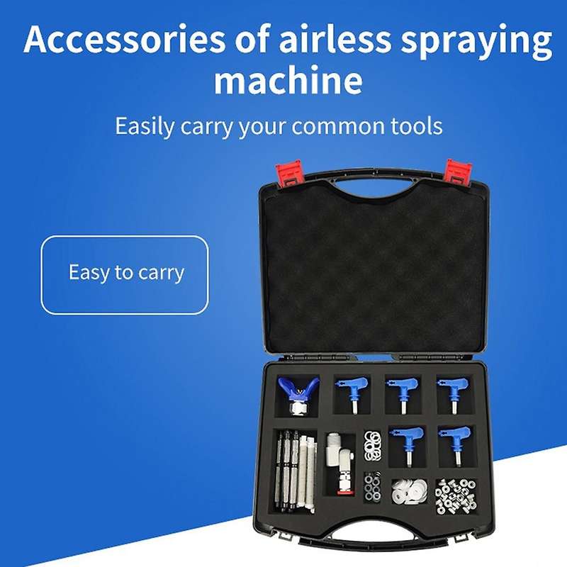 Airless Spray Machine Toolbox for Storage Organizers Nozzle Seats Spray Filter Scree Universal Join