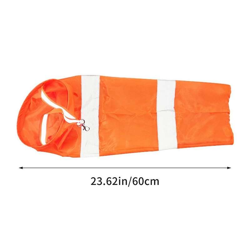 Airport Windsocks Orange Waterproof Windsock Reflective Wind Bag 60cm
