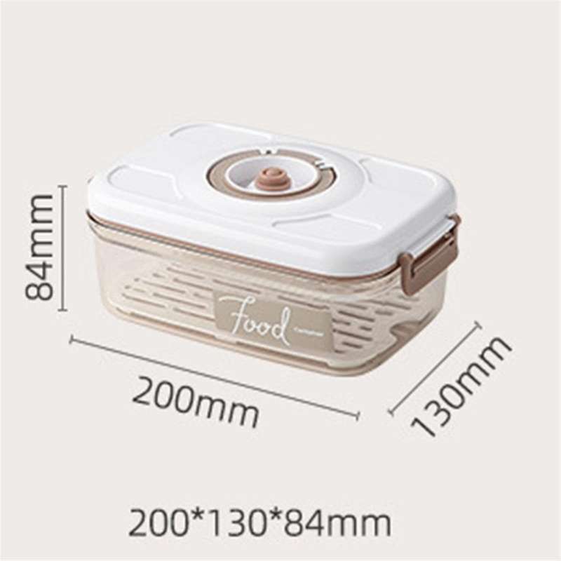 Airtight Food Storage Containers, Shatter Resistant Food Preservation Container with a Sealed Pump,
