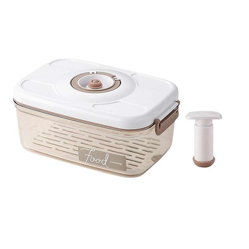 Airtight Food Storage Containers, Shatter Resistant Food Preservation Container with a Sealed Pump,
