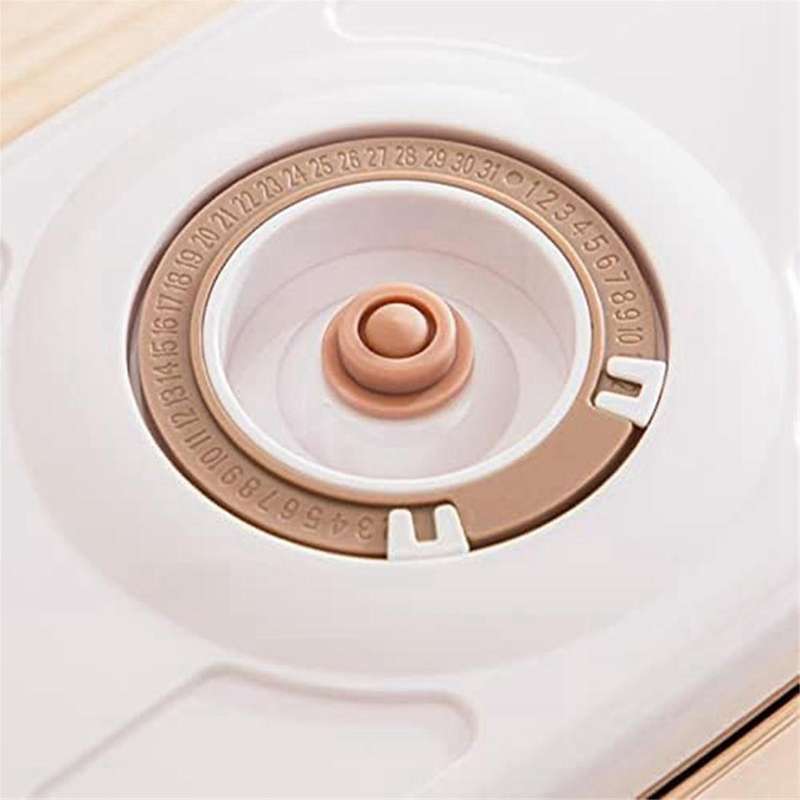 Airtight Food Storage Containers, Shatter Resistant Food Preservation Container with a Sealed Pump,