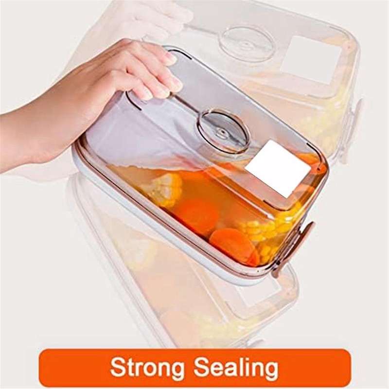 Airtight Food Storage Containers, Shatter Resistant Food Preservation Container with a Sealed Pump,