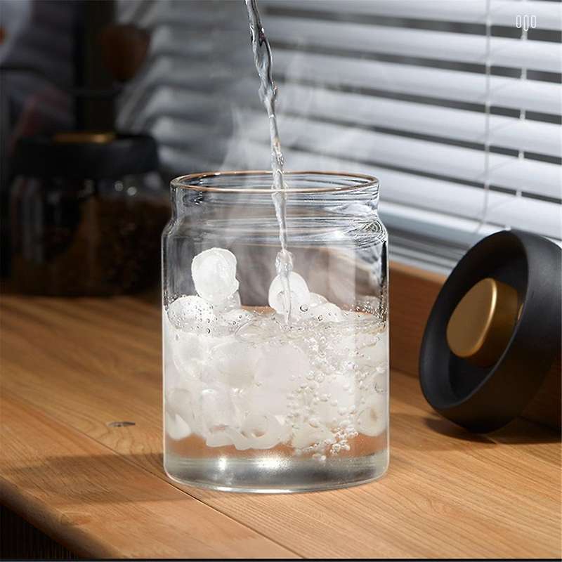 Airtight Coffee Canister,Glass Vacuum Storage Jar with Airtight Seal, Coffee Bean Storage Jar Kitche
