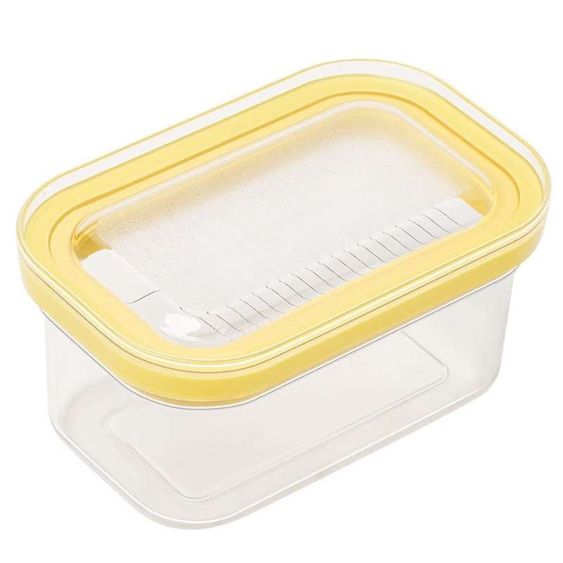 Airtight Butter Slicer Cutter Stick Butter Container Dish with Lid Butter Keeper with Cutter for Cut