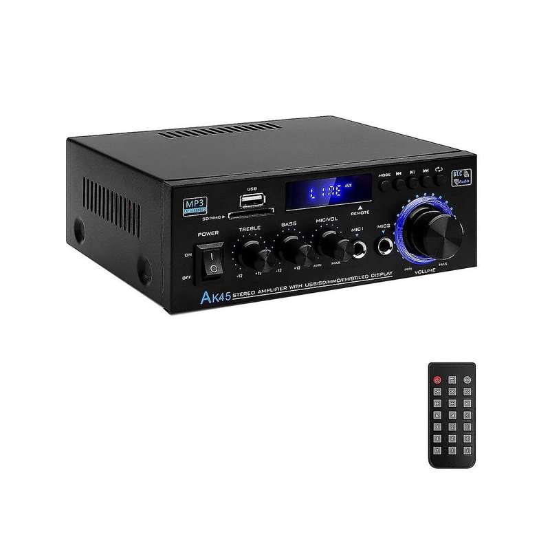 Ak45 Digital Power Amplifier Power Amplifier Audio Two-channel Power Amplifier Auto Supplies Eu Plug