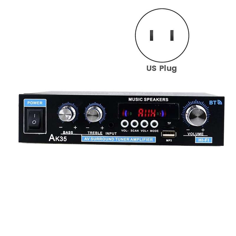Ak35 Digital Power Amplifier 2-channel Power Amplifier Power Amplifier General Car Supplies Us Plug