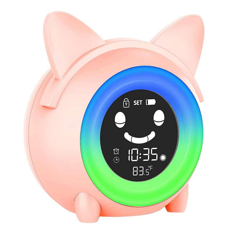 Alarm Clock Bedroom Children Sleep Training Clock for Toddlers Wake Up Clock Night Lights for Gifts