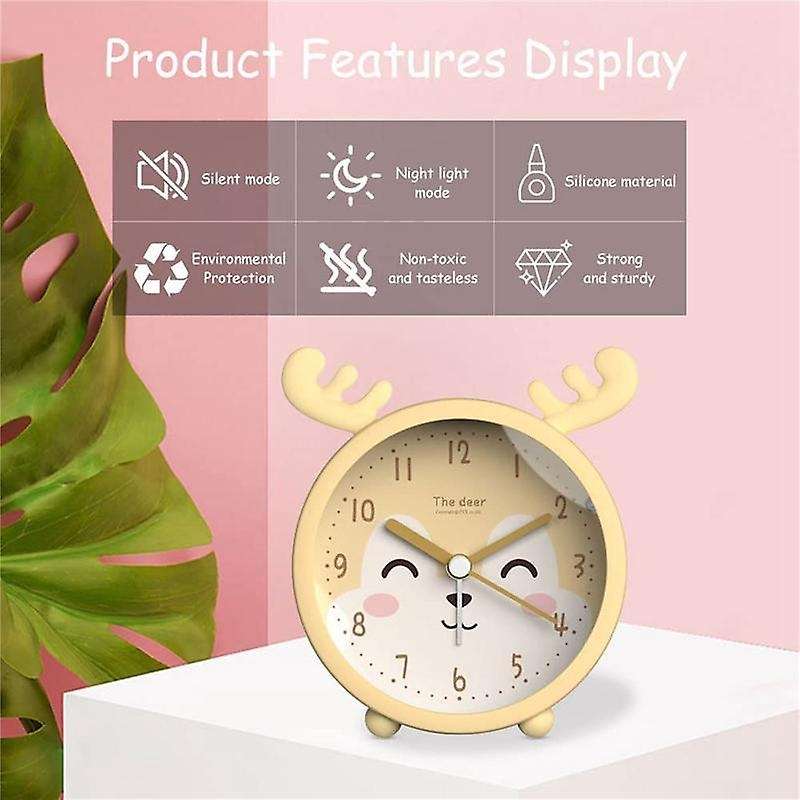 Alarm Clock Children's Girls Boys Children's Alarm Clock Analogue