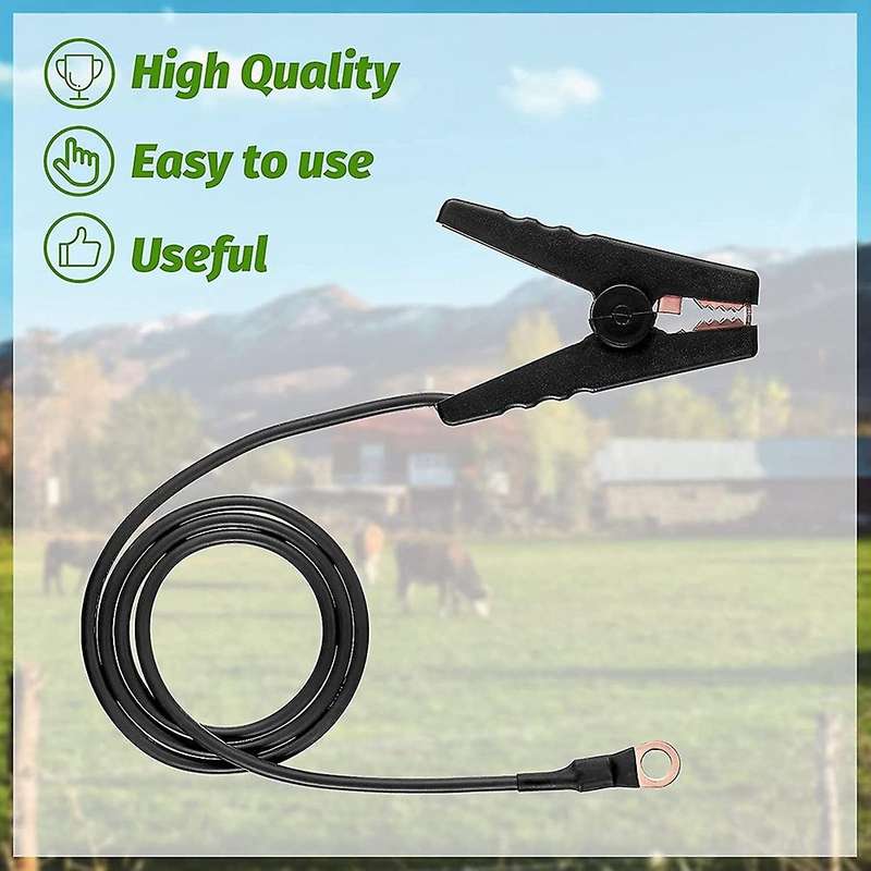 Alligator Clips Booster Jumper Cable 3ft/90cm Automotive Battery Jumper Cables for Car Battery Char