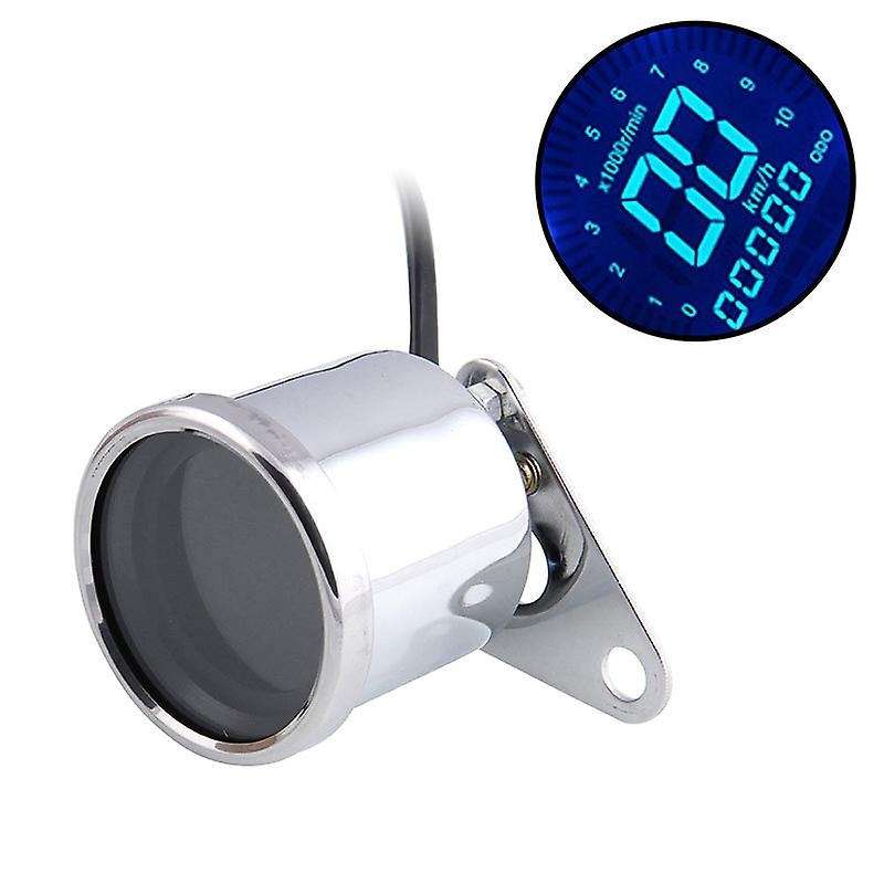 All New Universal Motorcycle Digital Motorcycle Speedometer Retro LCD Odometer Cafe Tachometer Indic