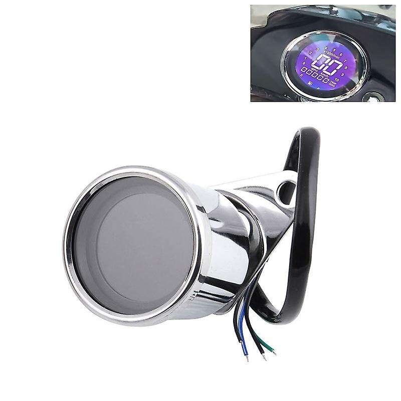 All New Universal Motorcycle Digital Motorcycle Speedometer Retro LCD Odometer Cafe Tachometer Indic