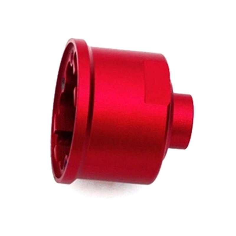 All Metal Front Rear Differential for Slash VXL Stampede HQ727 1/10 RC Car Upgrade Parts,Red