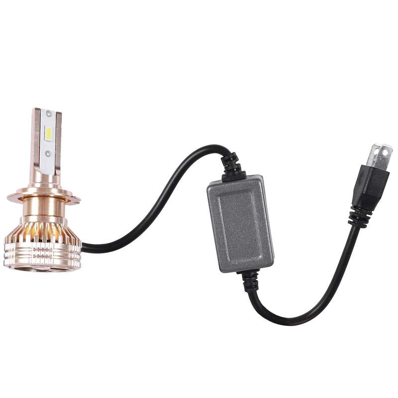 All-In-One Led-Tx3570 Chip Aluminum EV17 2 Pcs Car Led Headlight Gold 12000 Lumens 60W H7 Focused He