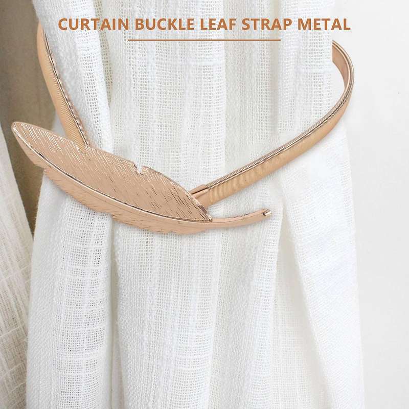 Alloy Curtain Hanging Curtain Back Tie Modern Minimalist Style Curtain Tie,2 Pieces
