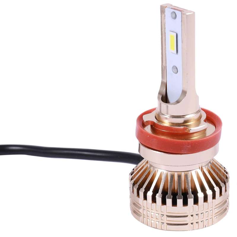 All-In-One Led-Tx3570 Chip Aluminum EV17 2 Pcs Car Led Headlight Gold 12000 Lumens 60W H11 Focused H