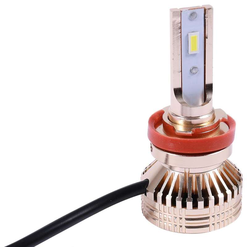 All-In-One Led-Tx3570 Chip Aluminum EV17 2 Pcs Car Led Headlight Gold 12000 Lumens 60W H11 Focused H