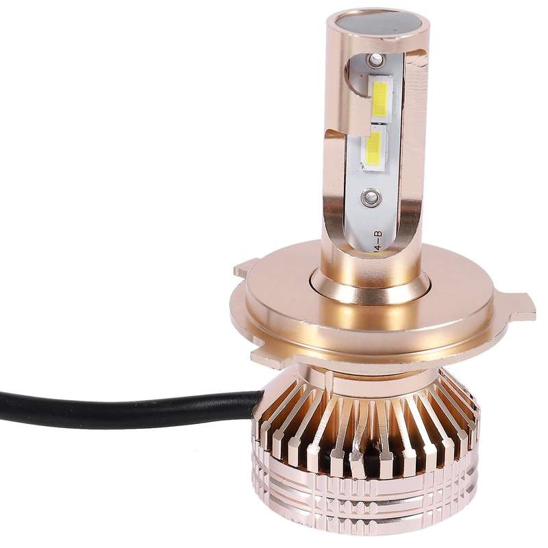 All-In-One Led-Tx3570 Chip Aluminum EV17 2 Pcs Car Led Headlight Gold 12000 Lumens 60W H4 Focused He