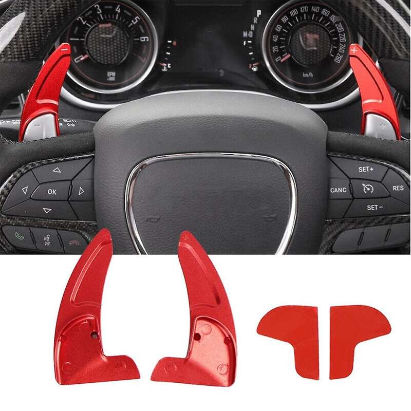 Aluminium Alloy Car Steering Wheel Shift Paddles Trim Steering Wheel Shift Paddles for 2015-2021